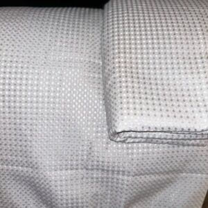 2 shower curtains sage green great condition by Broyhill